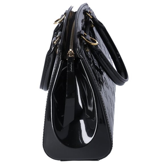 Louis Vuitton Brea PM Monogram Vernis Handbag M50600 Noir Patent Leather - Picture 8 of 11